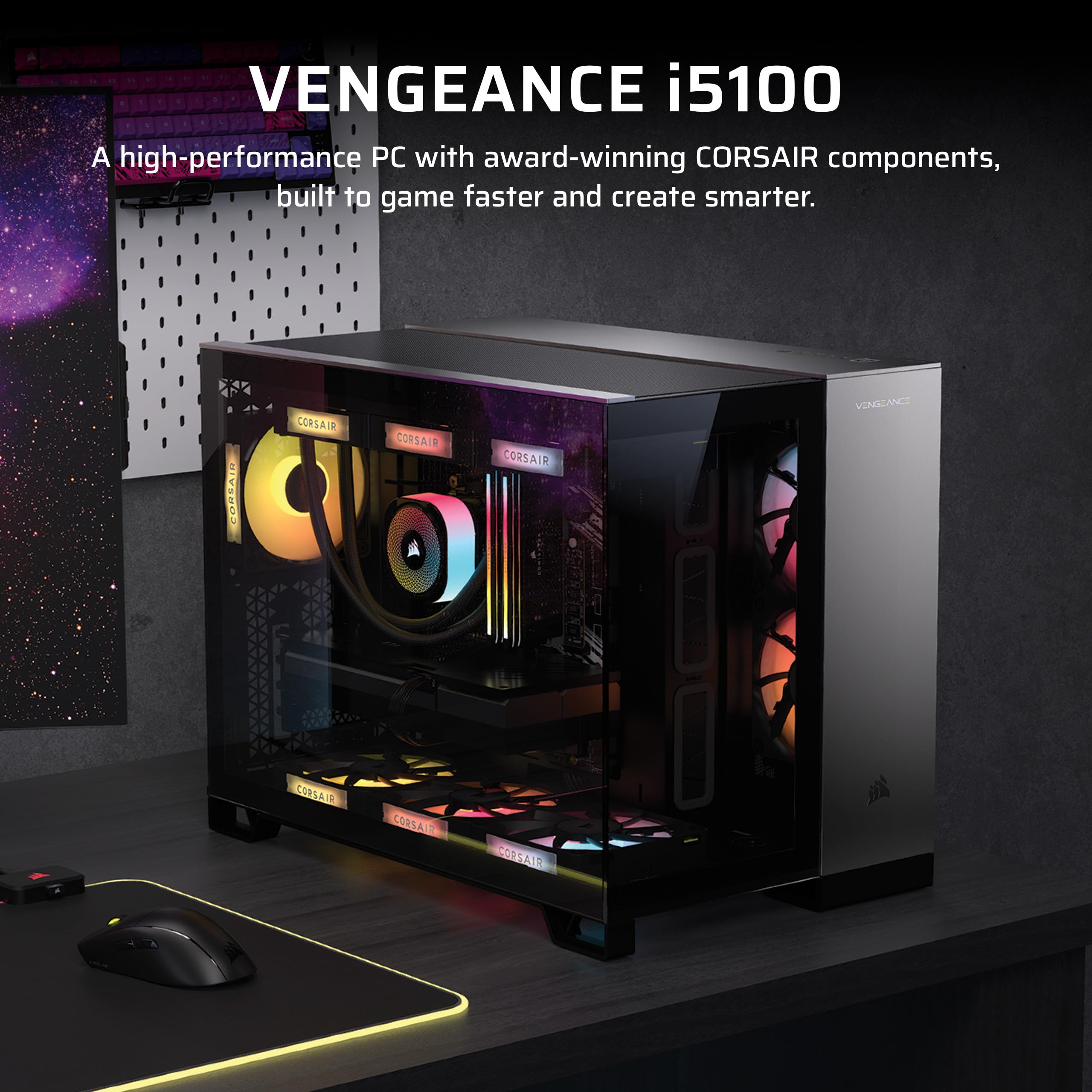 Amazon.com: Corsair Vengeance i5100 Gaming PC – Liquid Cooled